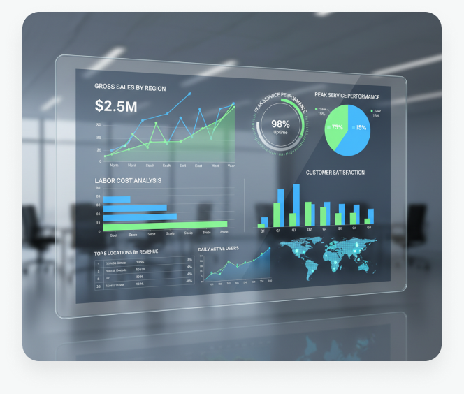 Tilvo owner dashboard with sales, orders, and location performance